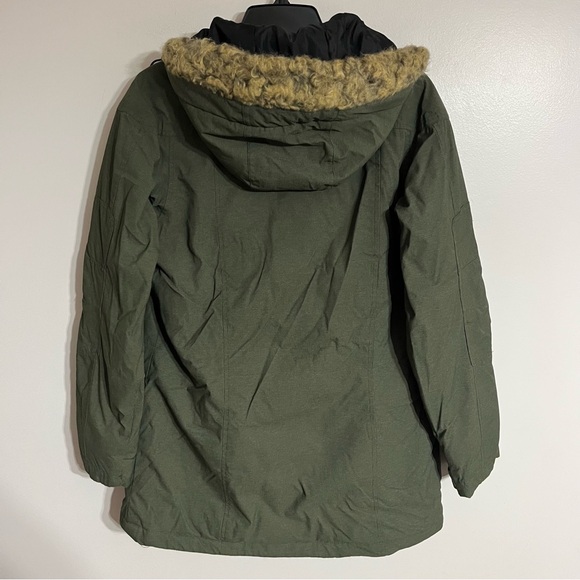 Pulse Green Outdoor Insulated Hooded Snowboard Sport Winter Ski Jacket Medium - Picture 16 of 16